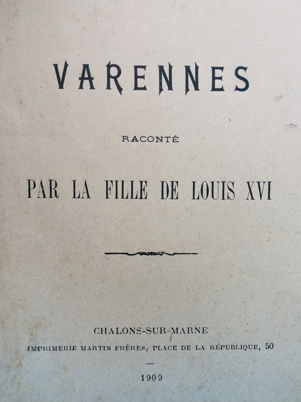 Mémoire et journal de Marie-Thérèse-Charlotte de France, duchesse d'Angoulême - Page 2 793c3410