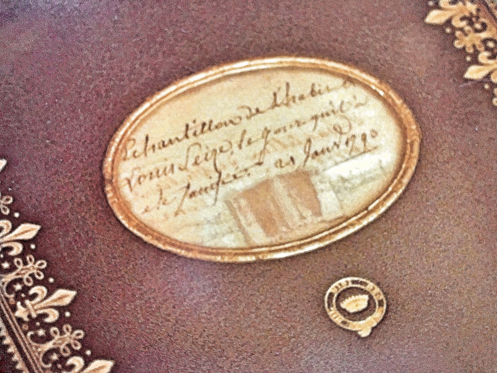 Fragment d'un manteau de Louis XVI A32b8510