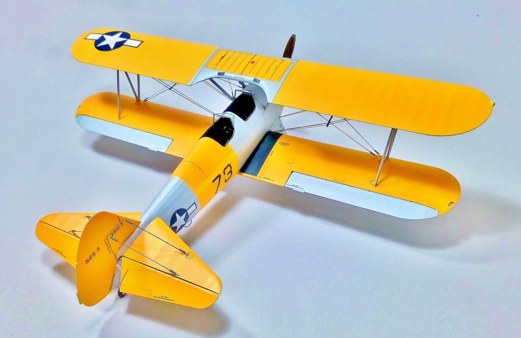 [ Vitrine concours " les avions école " ] Stearman N2S-3 - ICM - 1/32 0170