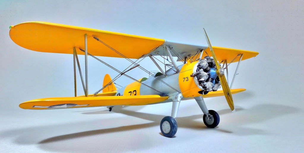 [ Vitrine concours " les avions école " ] Stearman N2S-3 - ICM - 1/32 0368