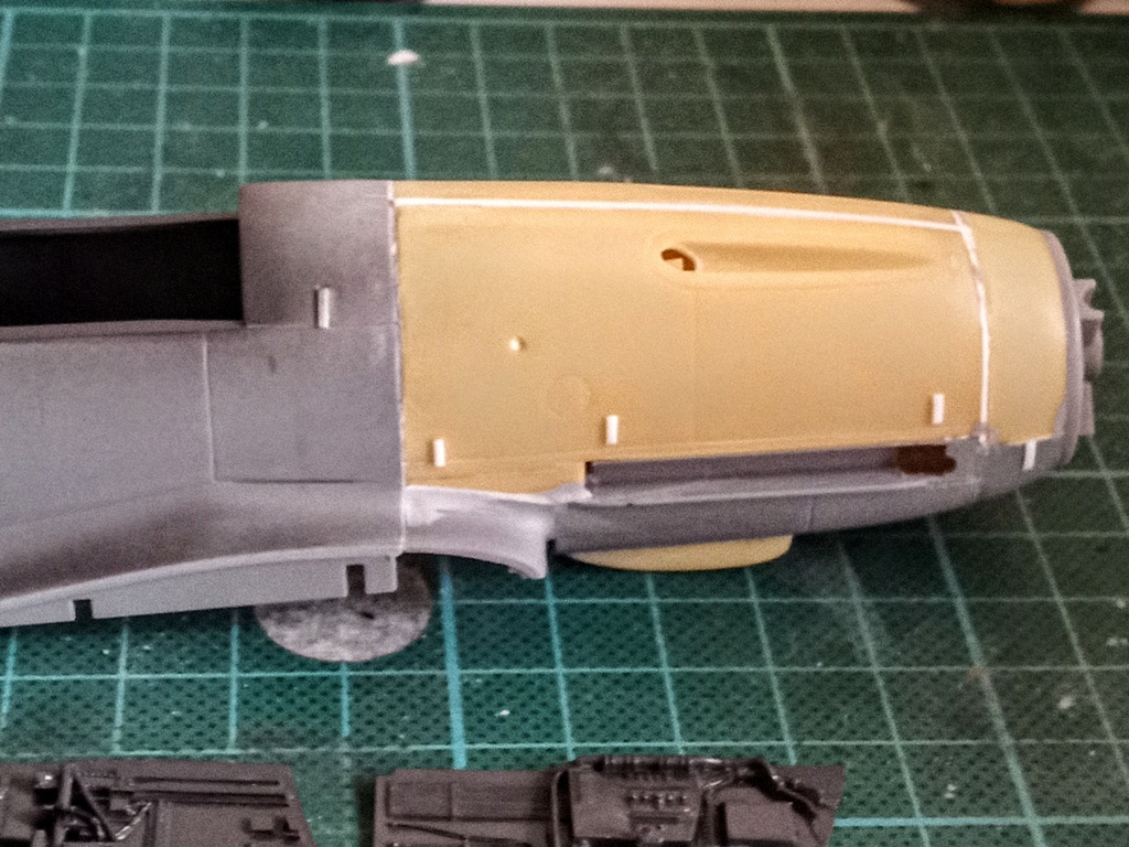 1/32 - MESSERSCHMITT BF109 G4 - CONVERSION en F4 - HASEGAWA - EN COURS 90d18210