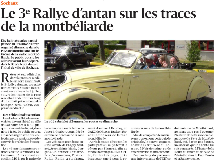 Idées de sortie  Rallye10