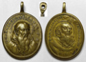 Medalla San Romualdo /  Beato Michele Pini (Hamerani). S. XVIII ( R.M. SXVIII- 0488)      ) Romual10