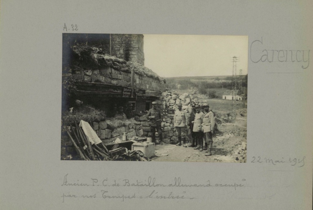 Batallionsunterstand Abschnittskomander..., Carency, 9 mai 1915. Carenc29