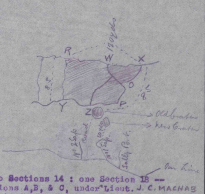 Casque d´artilleur saxon, trophée d´un raid écossais dans les boyaux du RJR242 Glasgo13