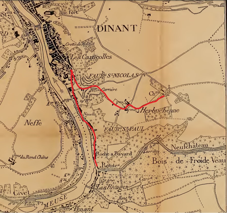 Un "cold case" pointu du 100ème saxon, témoin actif du Sac de Dinant Parcou10