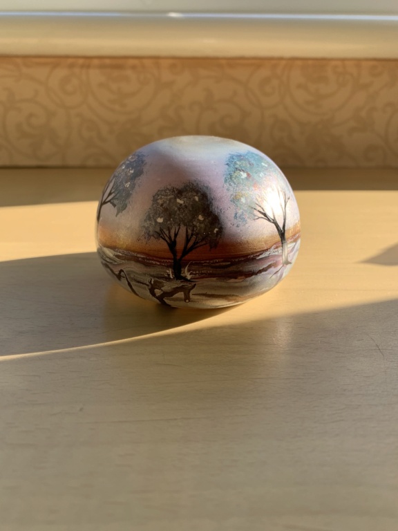 Help Identify Signed Enamel Glass Paperweight 7ce26510