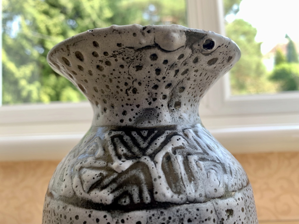 Fat Lava Grey Glaze Ceramic Vase - Kevin Green  8e854d10