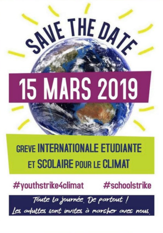 Grève internationale du 15 Mars #YouthStrike4Climate #Youth4Climate #FridaysForFuture Greve_10