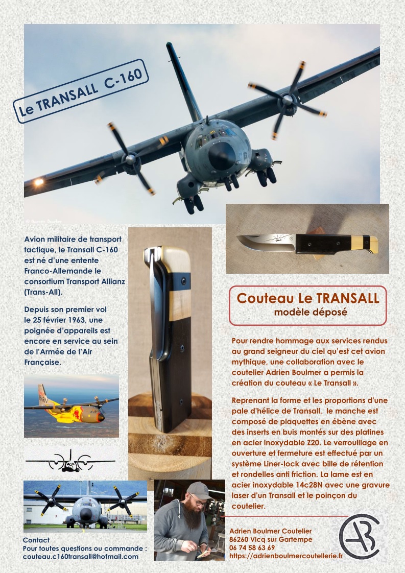 Pour les amateurs de couteaux et d'aviation A411