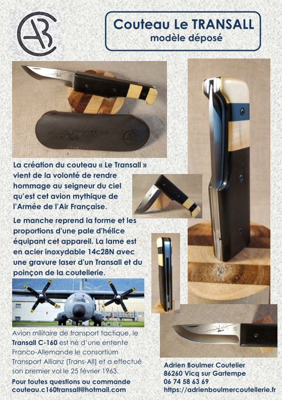 Pour les amateurs de couteaux et d'aviation A510