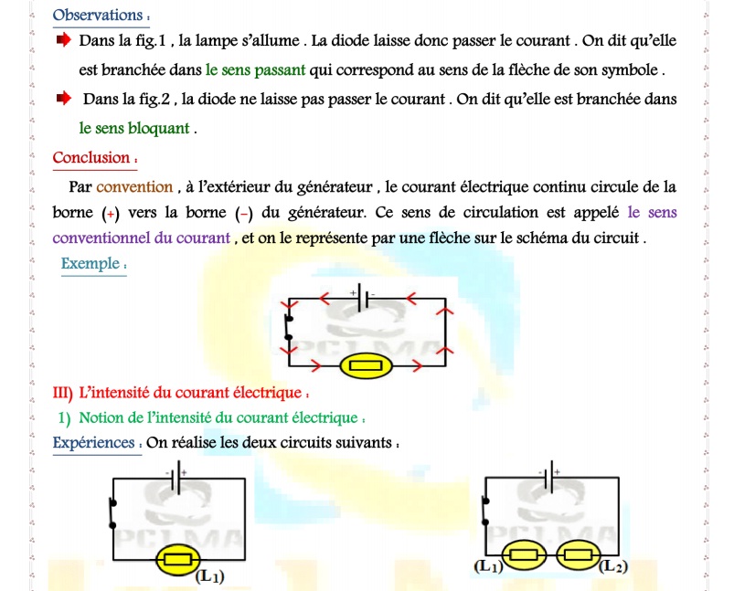 LE COURANT CONTINU Cc310