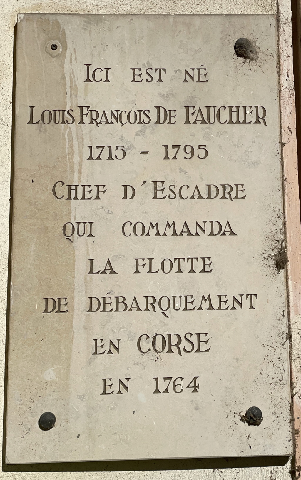 Louis-François de Faucher de Champredon (1715-1795) Plaque10