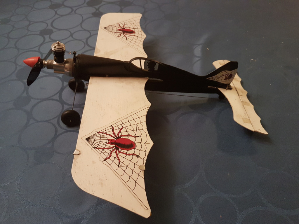 EXTREMELY RARE COX THIMBLE DROME PROTOTYPE "BLACK WIDOW" GAS MODEL AIRPLANE - Page 2 20200714