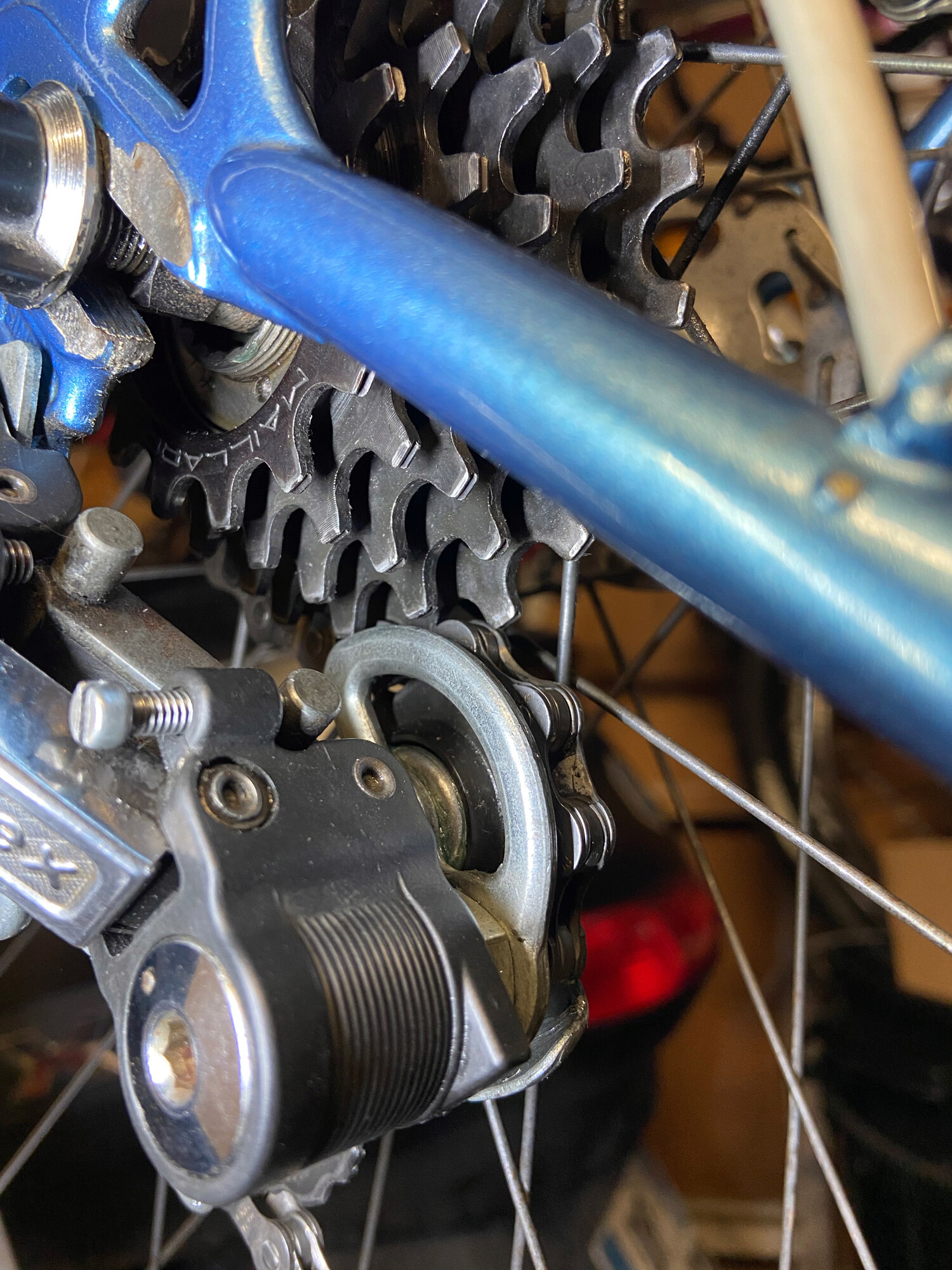 Derailleur vieux velo sale
