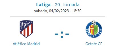 LIGA 2022/23 Jª20: Atlético de Madrid vs Getafe (Sábado 4 de Febrero, 18:30h) Geta1110