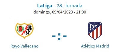 LIGA 2022/23 Jº28: Rayo Vallecano vs Atlético de Madrid (Domingo 9 de Abril, 21h) Rayo1210
