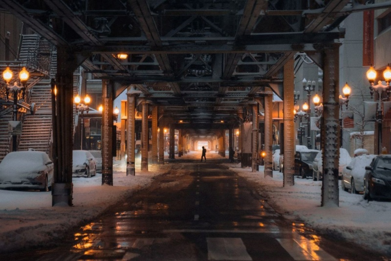 Snowfall in Gotham City  by Nicolas Dumoulin Photo659