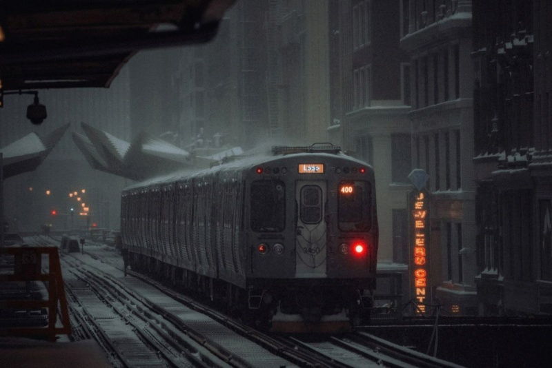 Snowfall in Gotham City  by Nicolas Dumoulin Photo660