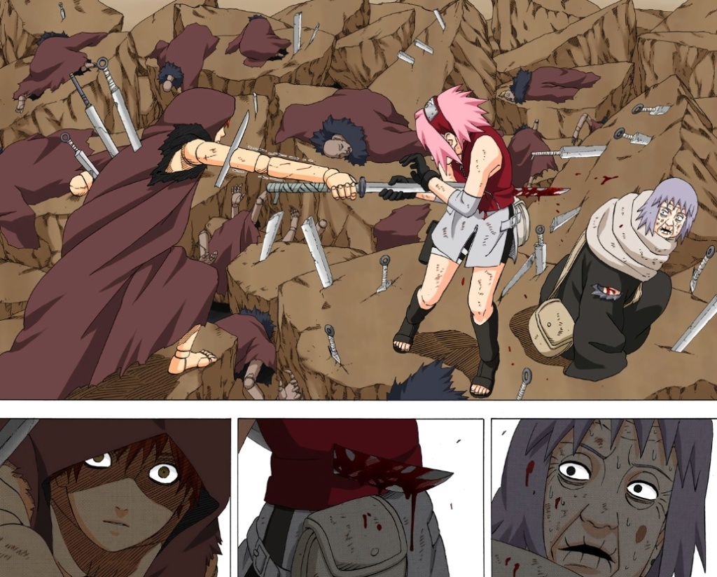 Killer Bee e Shisui vs Minato e Sasori. Smart170