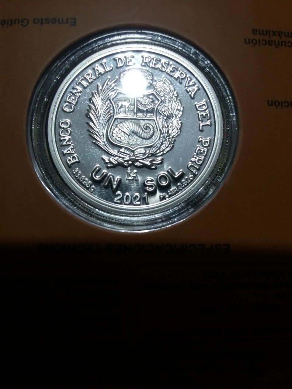 Perú moneda de colección 2021 Bicentenario de la independencia Photo513