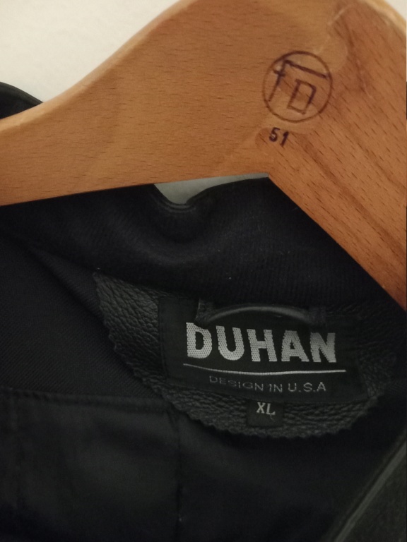Blouson Cuir Harley by Duhan XL et unique en France Bleu10