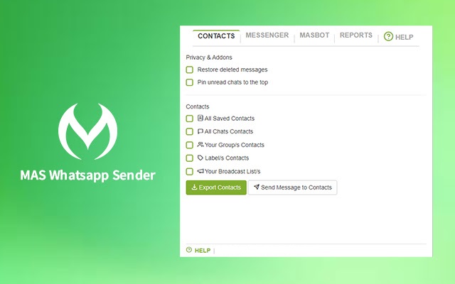 قم بتوسيع قاعدة عملائك MAS Whatsapp Sender - إرسال الرسائل والمرفقات والرسائل المخصصة والردود التلقائية الذكية والمزيد Unname10