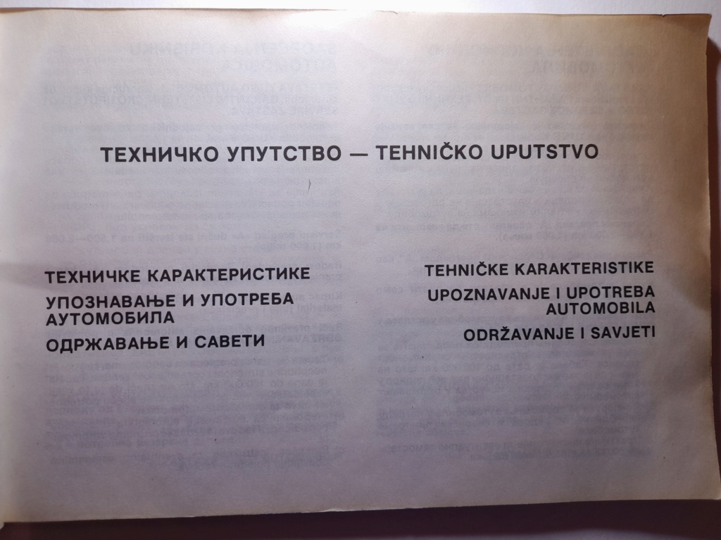 Yugo tehnička i servisna uputstva za sve modele 20230222