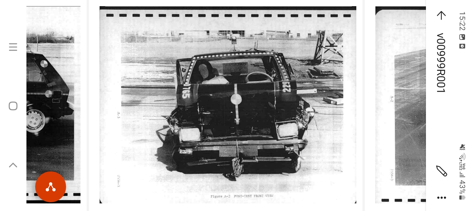 NHTSA crash test, Yugo GV Scree147