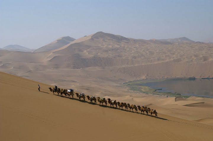 Badain Jaran, le désert des lacs mystérieux  Desert42