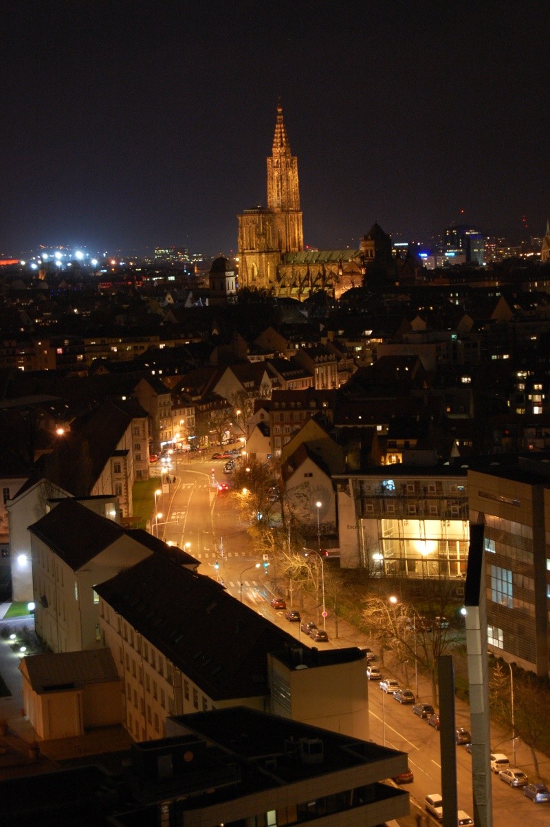 Strasbourg , de nuit, tour d'horizon au sommet de l'Aventin, 18ème étage.. Dsc_0976
