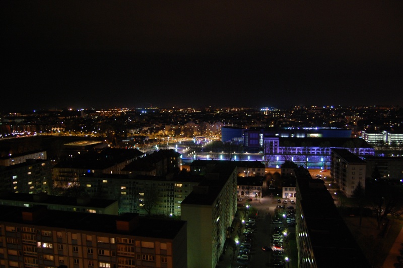 Strasbourg , de nuit, tour d'horizon au sommet de l'Aventin, 18ème étage.. Dsc_0979
