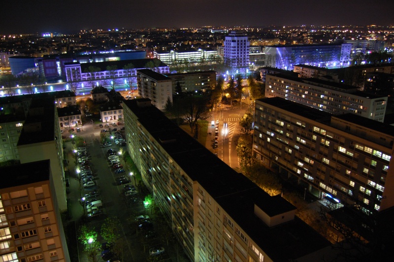 Strasbourg , de nuit, tour d'horizon au sommet de l'Aventin, 18ème étage.. Dsc_0993