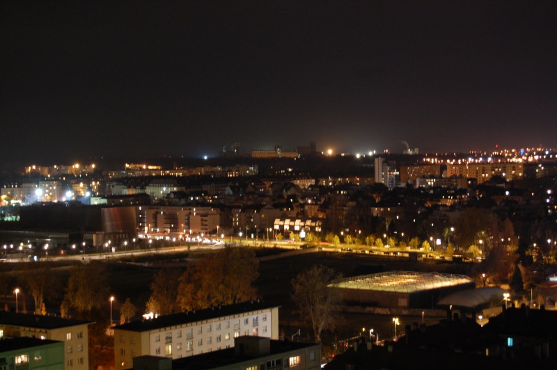 Strasbourg , de nuit, tour d'horizon au sommet de l'Aventin, 18ème étage.. Dsc_0994