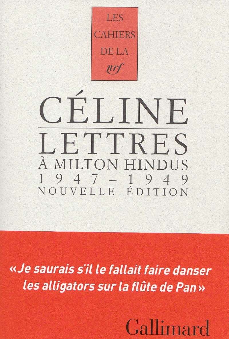 CELINE: Lettres à Milton Hindus Celine11