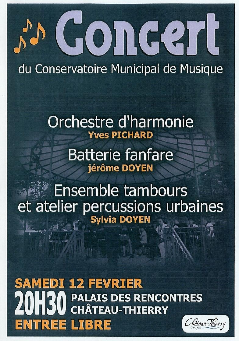 Concert à Chateau Thierry.........12/02/2011 Concer10