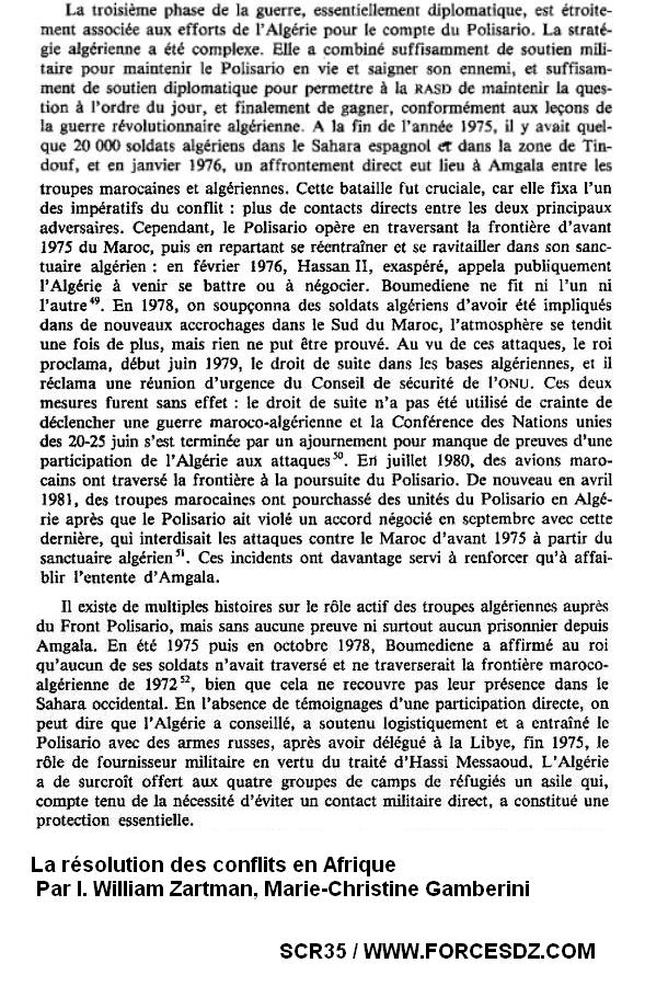 Rôle International dans le conflit saharien (1970-1990) 110