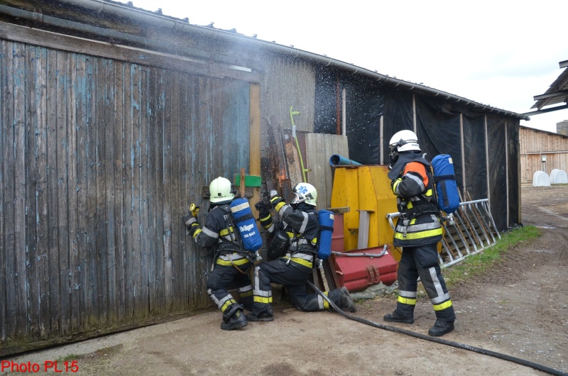 13/04/2013 SI Lontzen,EXERCICE "feu de ferme" (photos) Dsc_4113