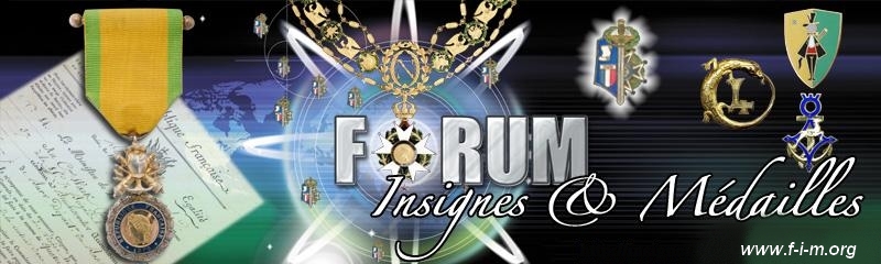 FORUM INSIGNES ET MEDAILLES