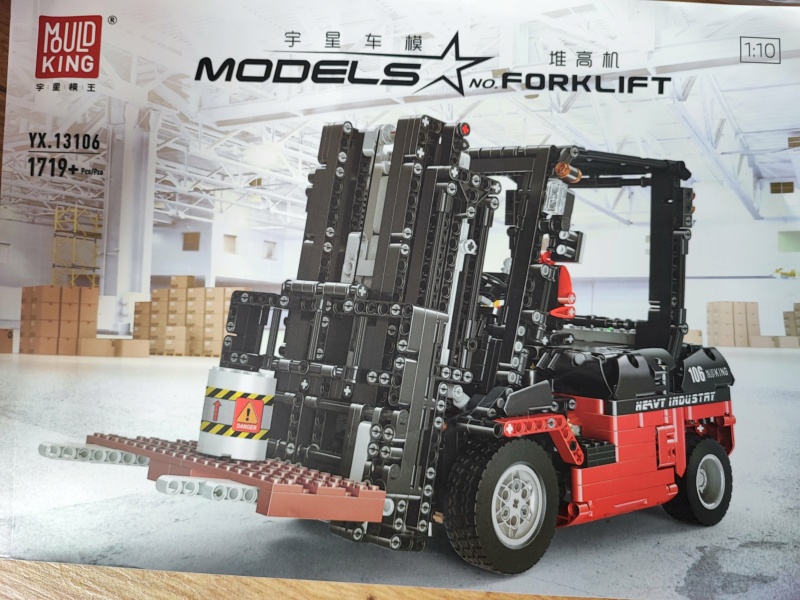 Gabelstapler Forklift No. 13106 von Mould King gebaut von Jürgen mit Funktionsvideos Img_2105