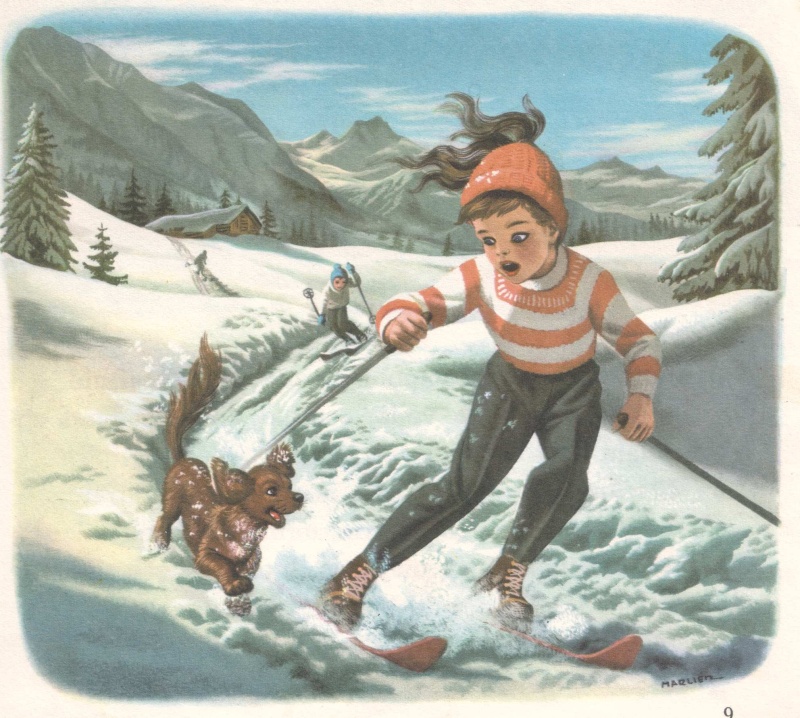Le ski dans les livres d'enfants Martin10