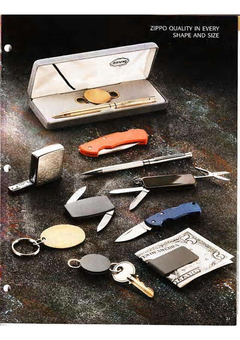 CATALOGUE - Catalogue ZIPPO Collection 1995 (version américaine) 3410