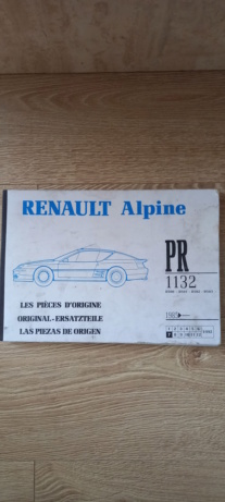 Manuel PR1132 Alpine GTA D500, 501, 502,503 20220613