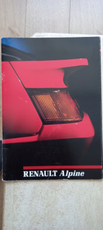Catalogue d'époque Alpine V6 GT et V6 Turbo 20220616