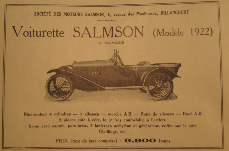 salmson - SALMSON cyclecar - Page 2 Salmso11