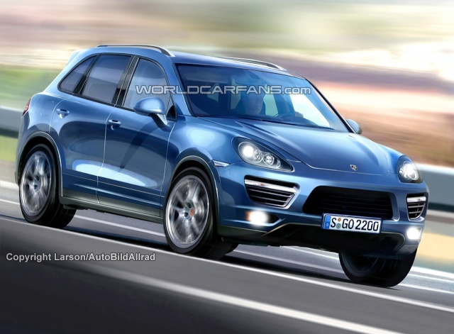 New 2011 Porsche Cayenne latest close-up spy photos 2011-p23