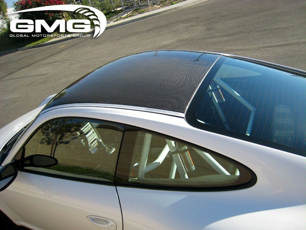 Porsche GT3 carbon fiber roof transplant by GMG Racing Gmg-wo19