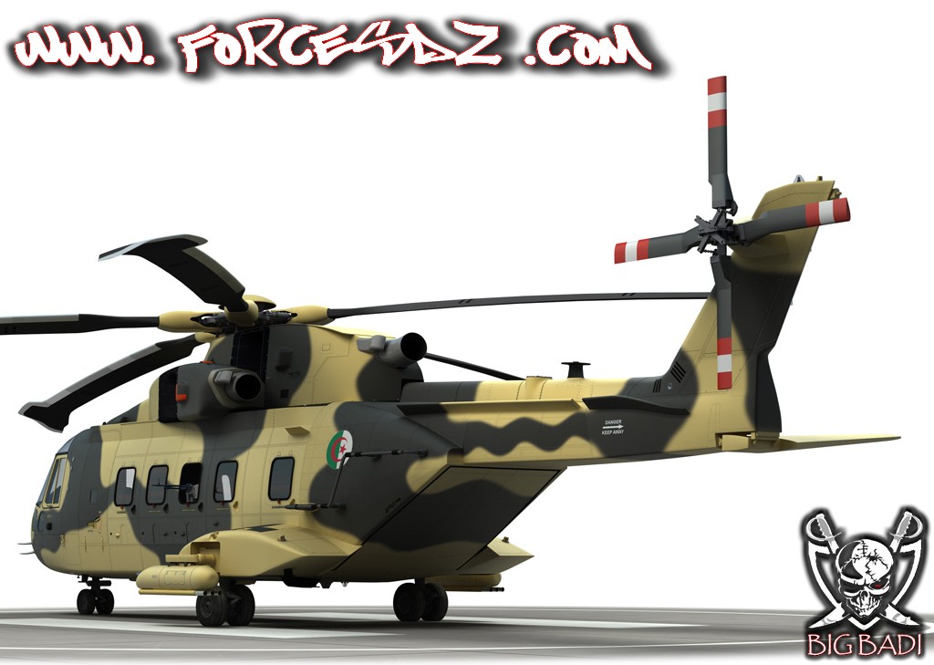 مبروك للجزائر على الطائرة المروحية Merlin و super lynx 588410