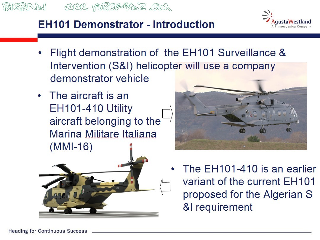 مبروك للجزائر على الطائرة المروحية Merlin و super lynx Ppp210