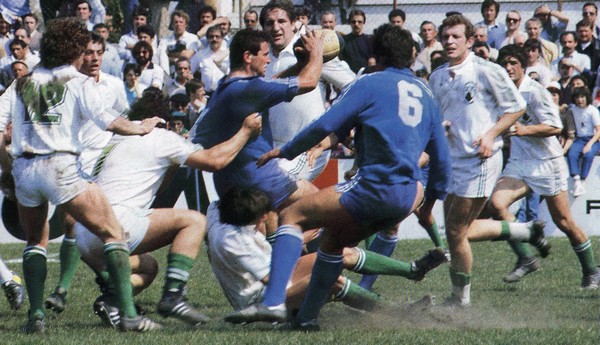 PAU - AGEN, 25 Avril 1982, 1/8 de finale 1re Division, match retour  Bayonne 1610